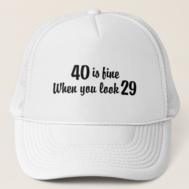 Casquette 40e anniversaire (Devant)