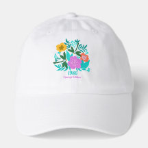 40e anniversaire floral moderne élégant coloré