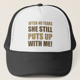 Casquette 40e anniversaire Humour pour hommes
