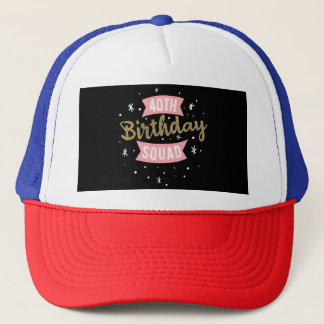 Casquette 40e Escouade d'anniversaire