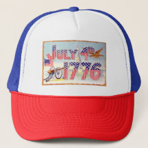 4 Juillet 1776 Chapeau de camion
