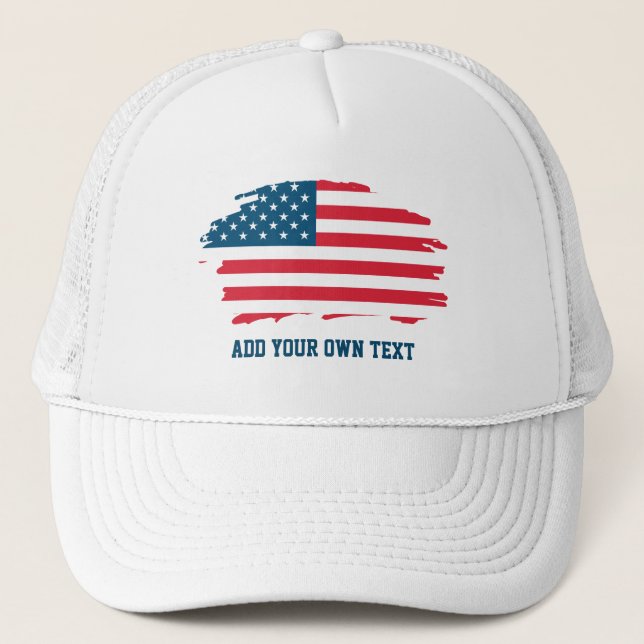 Casquette 4 juillet Jour de l'Indépendance du drapeau patrio (Devant)