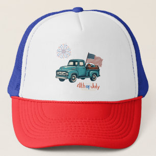 Casquette 4 juillet rustique/vintage