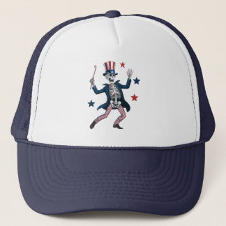 Casquette 4th of July Dancing Skeleton Hat