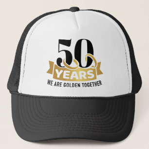 Casquette 50 ans mariage anniversaire nous dormons ensemble