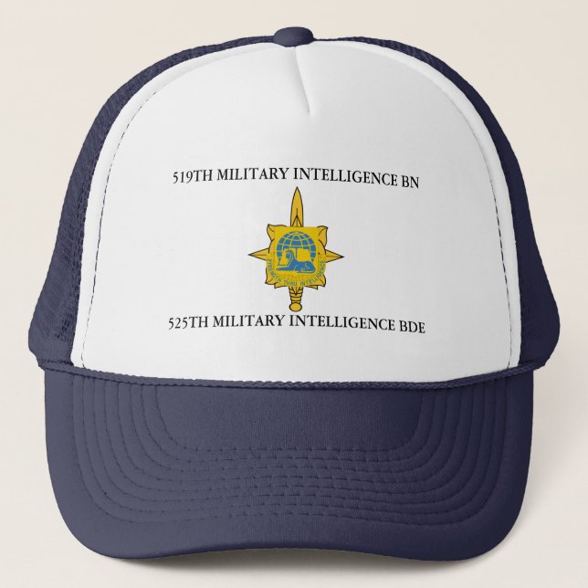 CASQUETTE 519E BATAILLE DE RENSEIGNEMENT MILITAIRE 525E BDE (Devant)
