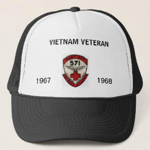Casquette 571st CORRECTION ORIGINALE d'UNITÉ de DUSTOFF AVE