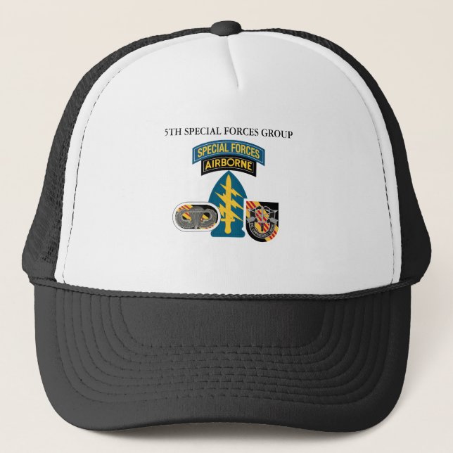 CASQUETTE 5E GROUPE DES FORCES SPÉCIALES (Devant)
