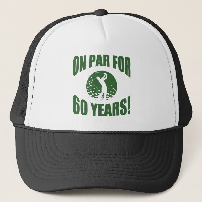Casquette 60e anniversaire de Golfer (Devant)