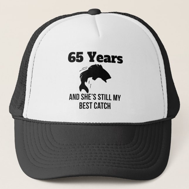 Casquette 65 ans de meilleur crochet (Devant)
