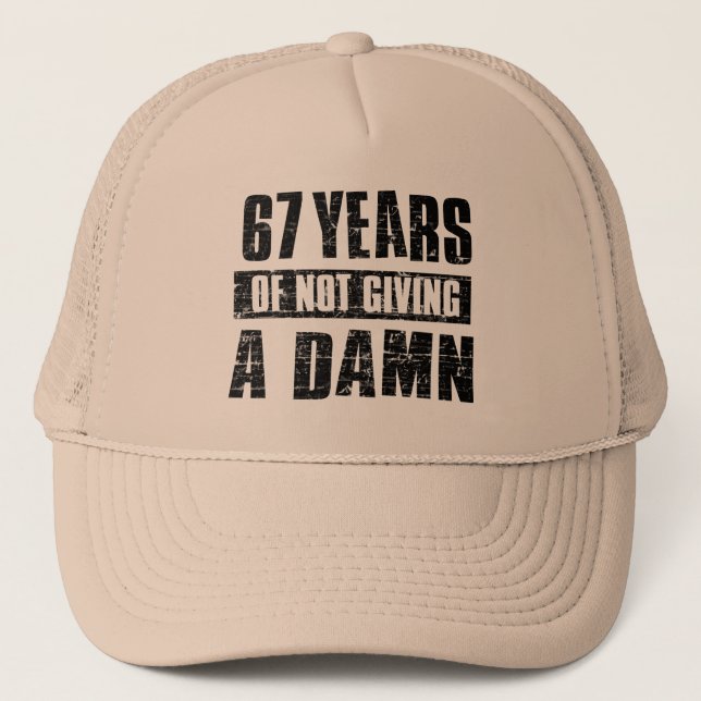 Casquette 67 ans (Devant)