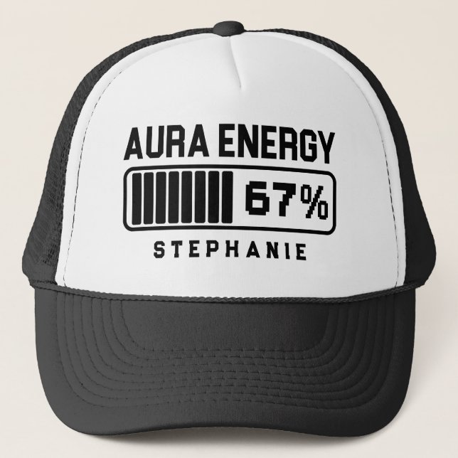 Casquette 67 Mème amusant Aura Énergie à 67 Six Sept Mème Ge (Devant)