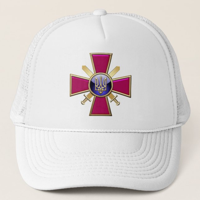 Casquette [700] Emblème des forces terrestres ukrainiennes (Devant)