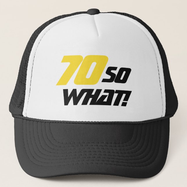 Casquette 70 Alors quelle motivation drôle 70e anniversaire (Devant)