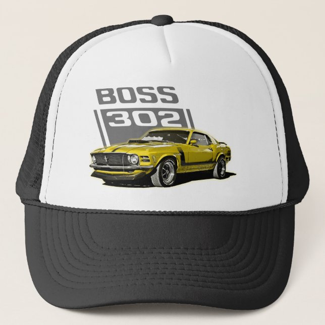 Casquette 70 jaune du patron 302 (Devant)