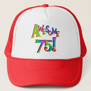 Casquette 75 T-shirts et cadeaux impressionnants d'anniversa