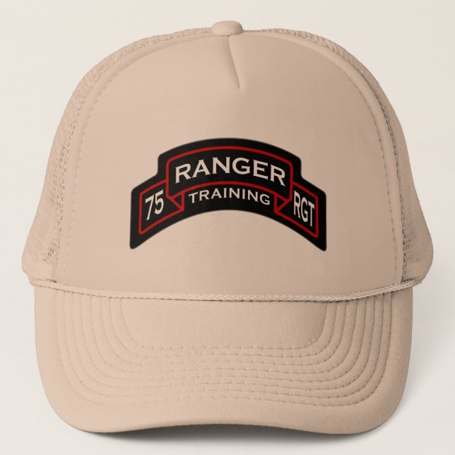 Casquette 75e Régiment de Rangers - Airborne - Parchemin d'e (Devant)