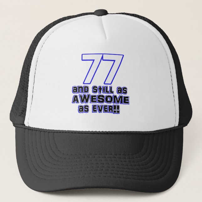 Casquette 77e anniversaire (Devant)