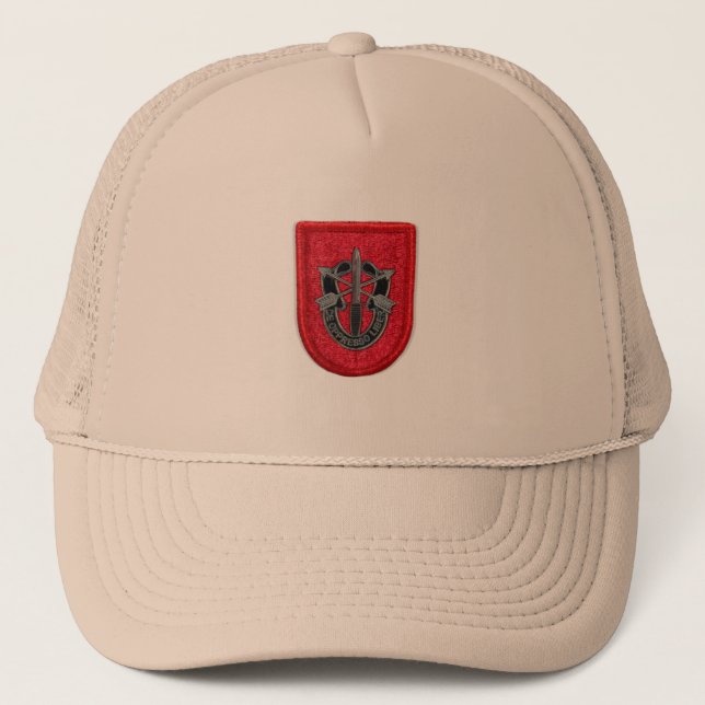 Casquette 7e groupe des forces spéciales anciens combattants (Devant)