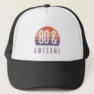 Casquette 80e anniversaire Retro Sunset