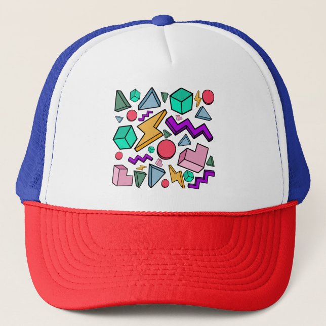 Casquette 80s esthétique Vintage rétro (Devant)