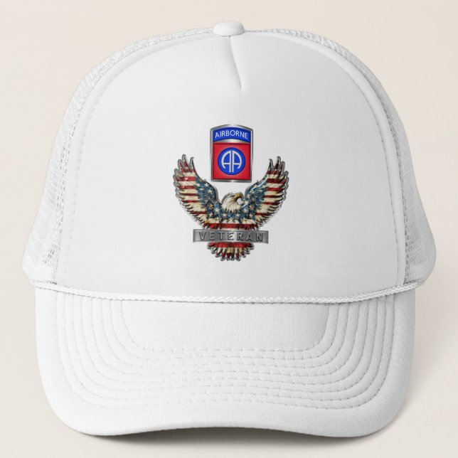 Casquette 82e division aéroportée Vétéran (Devant)