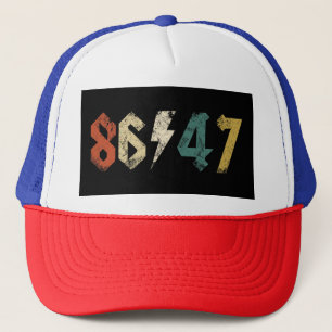 Casquette 8647 Anti Trump Retro Vintage 80s Rock Style