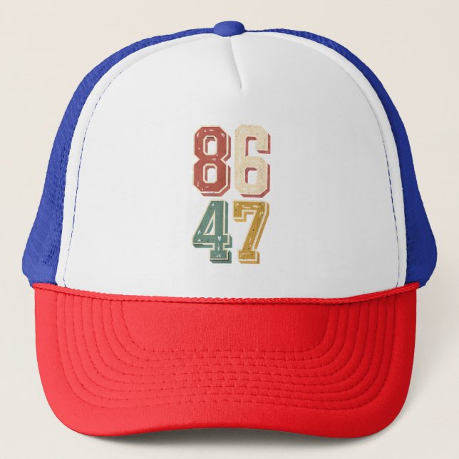 Casquette 8647 rétro 86 47 (Devant)