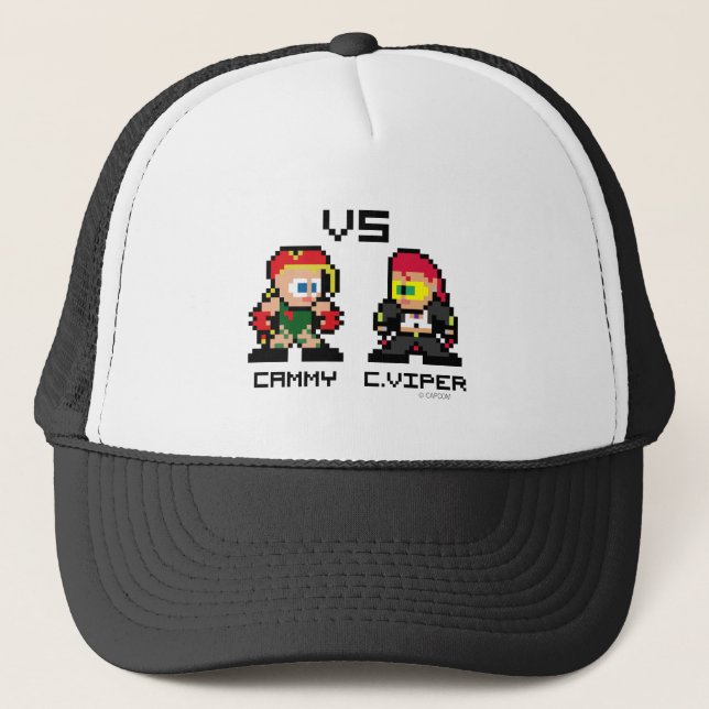 Casquette 8bit Cammy CONTRE C.Viper (Devant)