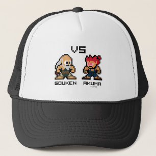 Casquette 8bit Gouken CONTRE Akuma