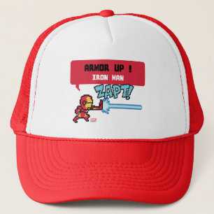Casquette 8Bit Iron Man Attaque - Armure Up !