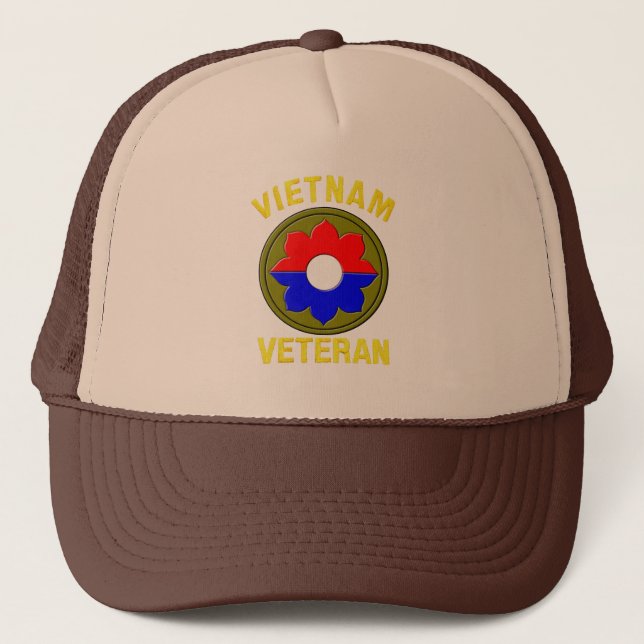Casquette 9ème Division d'infanterie (vétéran du Vietnam) (Devant)