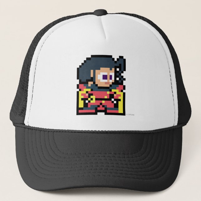 Casquette à 8 bits s'est levé (Devant)