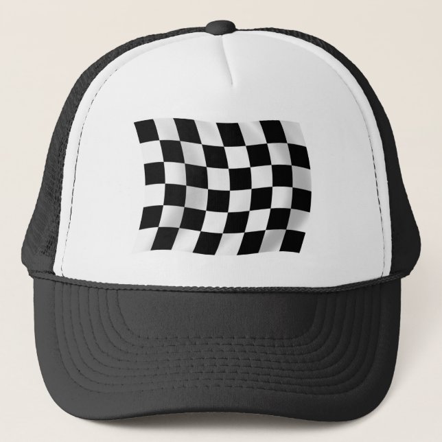 Casquette à damier (Devant)
