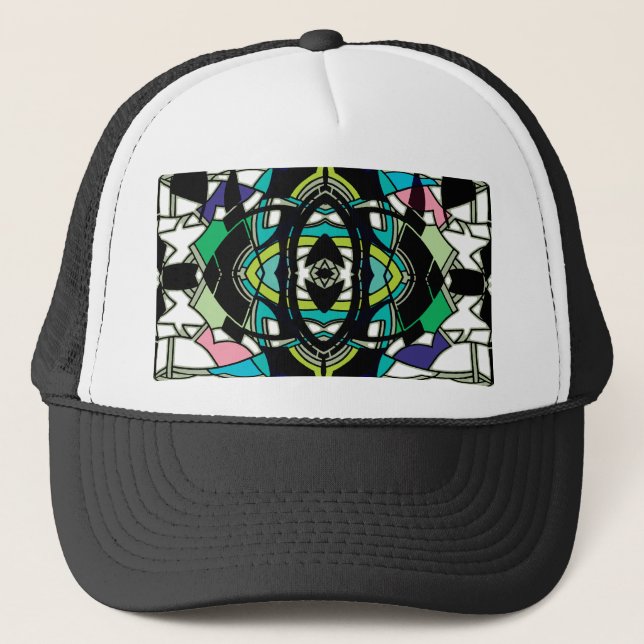 Casquette à damiers (Devant)