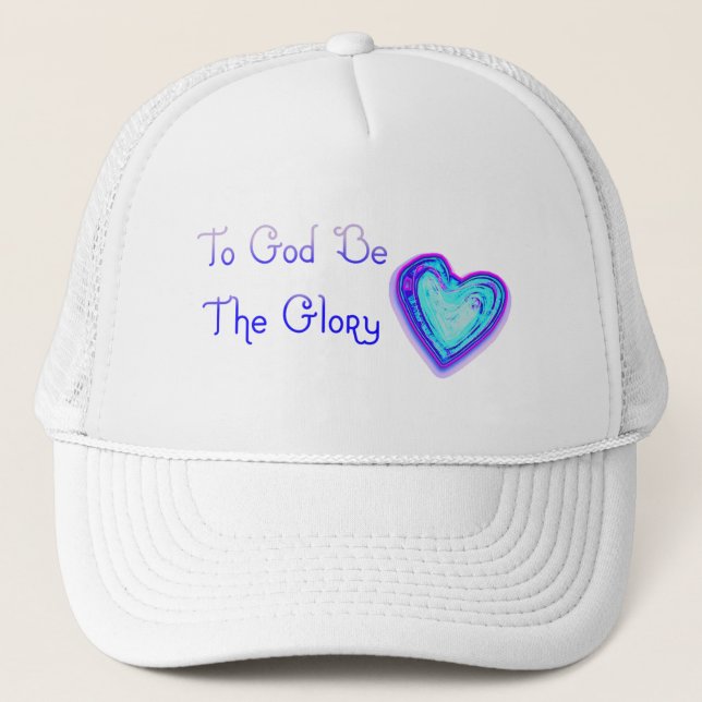 Casquette À Dieu Soit La Gloire - Chapeau Trucker (Devant)