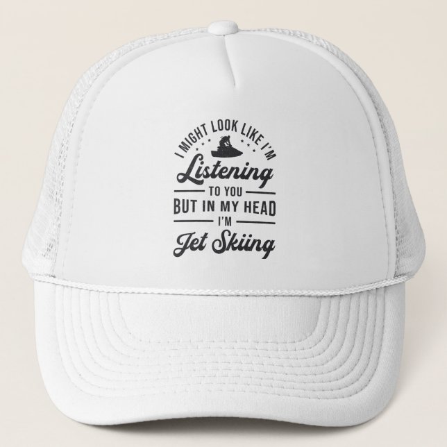 Casquette À L'Écoute De Vous Jet Ski Jet Ski Sports Nautique (Devant)