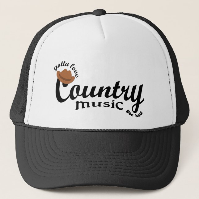 Casquette a obtenu d'aimer la musique country (Devant)