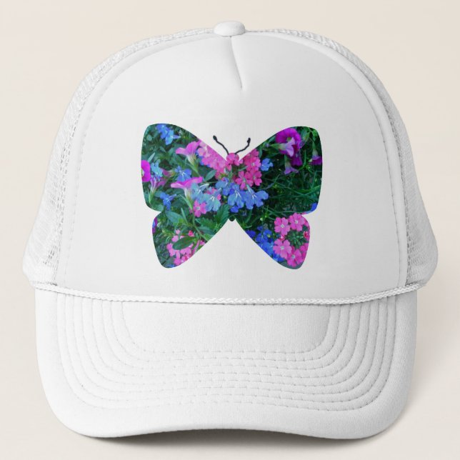 Casquette à papillon de fleurs mixtes (Devant)