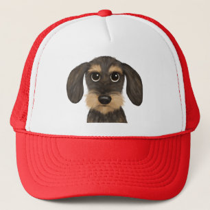 Casquette À poils durs Dachshund Teckel de chien de carica