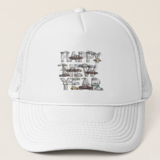Casquette a smart happy new year design for cars lovers