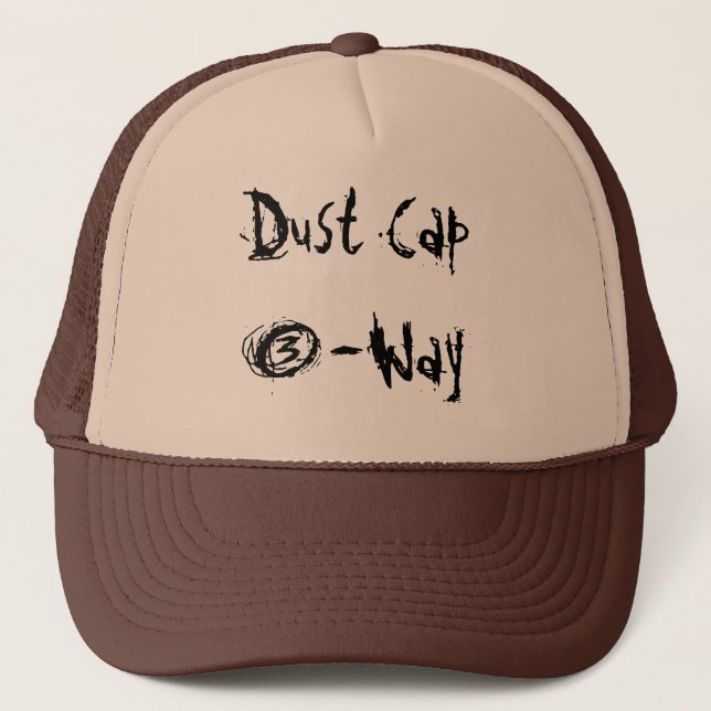 Casquette à trois voies de camion de bouchon (Devant)