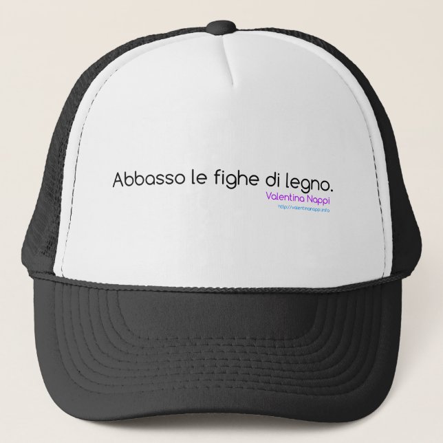 Casquette Abbasso le fighe di legno (Valentina Nappi) (Devant)