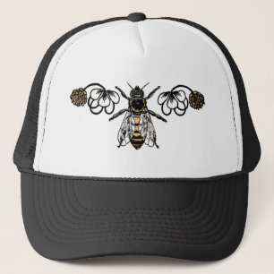 Casquette abeille avec le trèfle