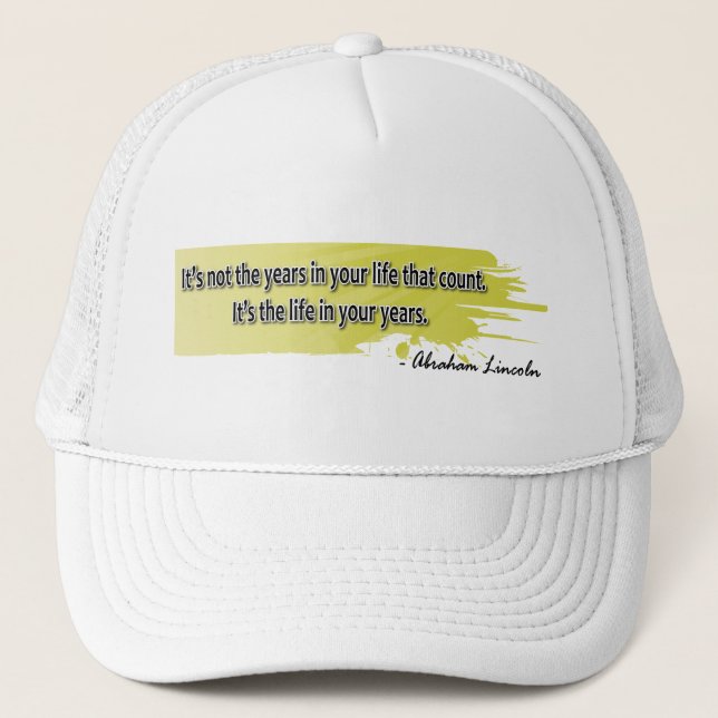 Casquette Abraham Lincoln (Devant)