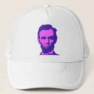 Casquette Abraham Lincoln dans le rose et le pourpre