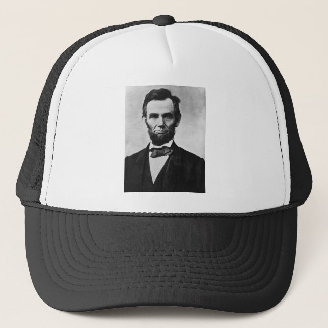 Casquette Abraham Lincoln Portrait par Alexander Gardner (Devant)