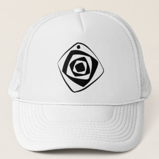 Casquette Abstrait à main - Art magnifique blanc géométrique