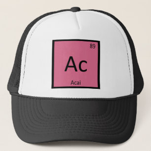 Casquette Ac - Chimie du fruit de l'açaí Symbole du tableau