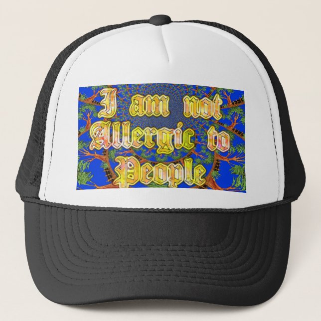 Casquette Acacia Alchemy : Je ne suis pas allergique à l'art (Devant)